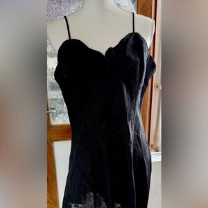 Victoria’s Secret Elegant Black Nightgown or Chemise Size L